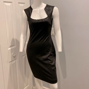 Cache Black Mini Dress